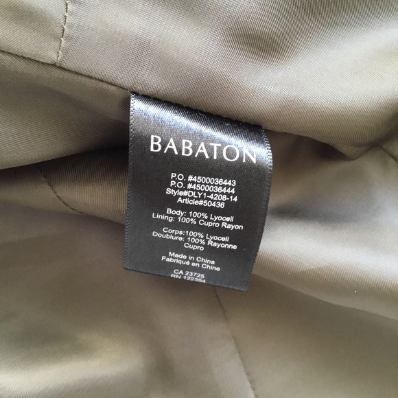Babaton Aritzia Moto Jacket Olive Green Size 0 - Picture 12 of 12